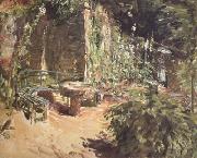 Max Slevogt Sunny Garden Corner in Neukastel (nn02) oil